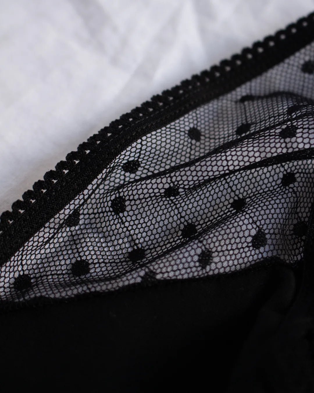 Period Underwear Lace Side - Black medium absorbency | POM