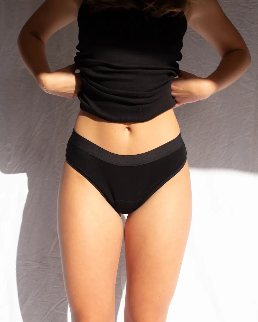 Period Underwear Classic - Black medium absorbency | POM 
